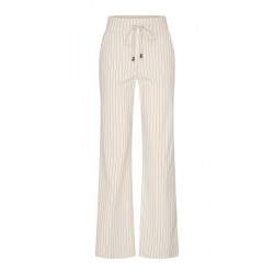 MI- PIACE  Broek - Kit/ balck pinstripe
