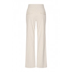MI- PIACE  Broek - Kit/ balck pinstripe