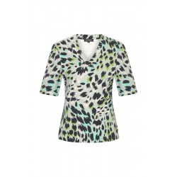 MI- PIACE  Top- Lilypad faded camouflage print