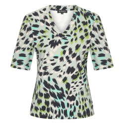 MI- PIACE  Top- Lilypad faded camouflage print