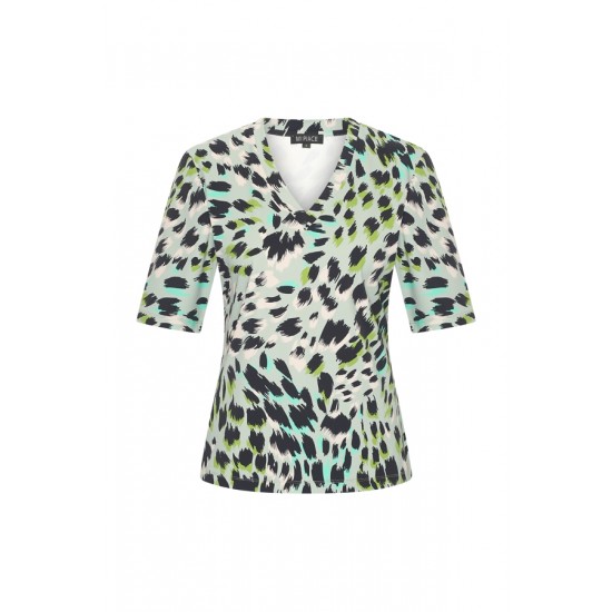 MI- PIACE  Top- Lilypad faded camouflage print