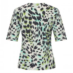 MI- PIACE  Top- Lilypad faded camouflage print