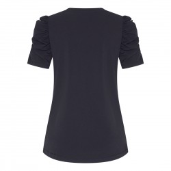 Mylady- T-shirt- top-pof- black