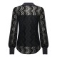 Mylady- kant blouse - Larin - zwart 