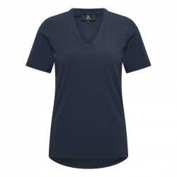 Mylady- T-Shirt - Top-V - Navy (grote maten )