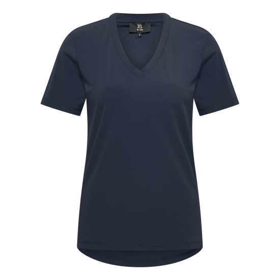 Mylady- T-Shirt - Top-V - Navy (grote maten )