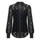 Mylady- kant blouse - Larin - zwart 