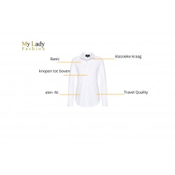 Mylady- Blouse studio - wit 