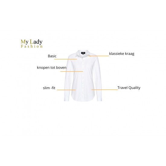 Mylady- Blouse studio - wit 